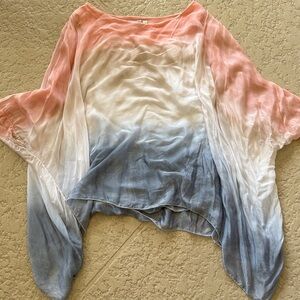Elegant Tie-Dye Women's Top